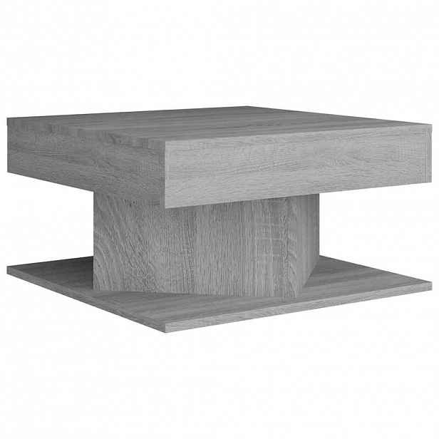 vidaXL Konferenční stolek šedý sonoma 57 x 57 x 30 cm kompozitní dřevo