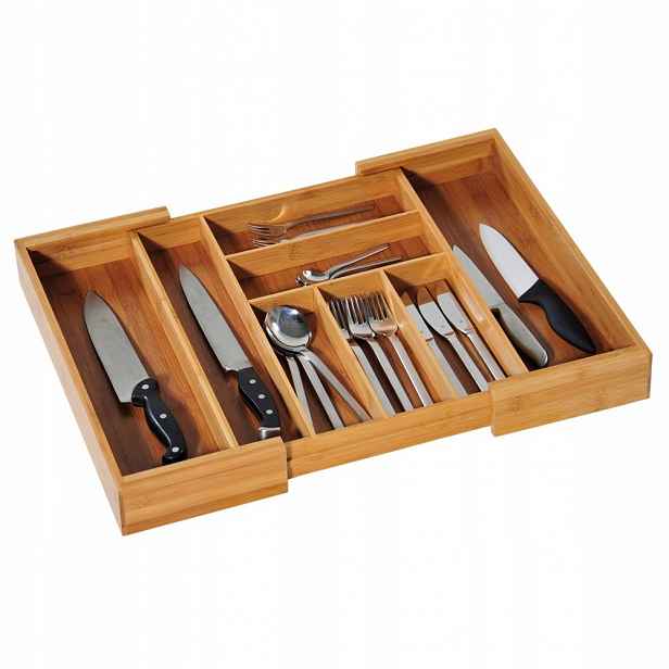 Organizér Do Zásuvky Na Příbory Bambus 35-58 cm Kesper