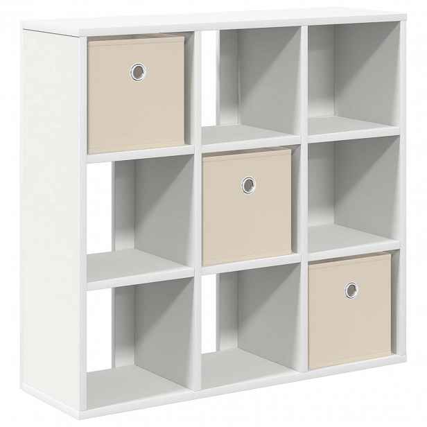 vidaXL Servírovací skříň Bílá 73,5 x 24 x 69,5 cm