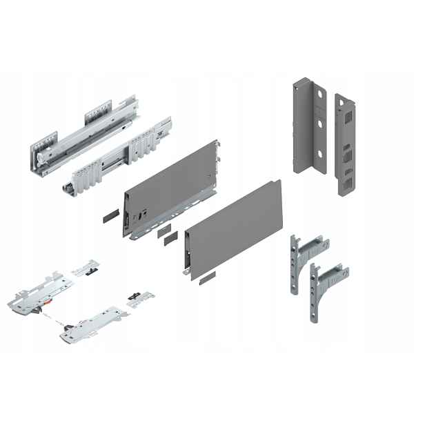 Blum Merivobox 300 Šuplík Medium K Tip-On Grey 40kg