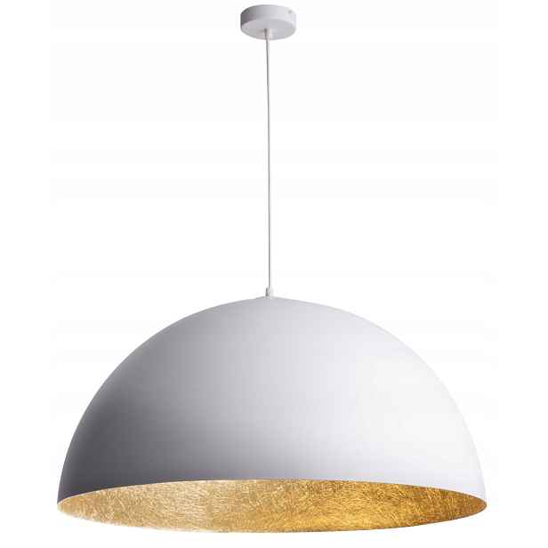 Závěsná lampa bílá zlatá 35 cm do kuchyně obývacího pokoje, moderní Sigma