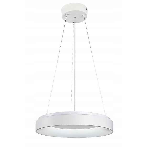 Moderní Led lustr do obývacího pokoje 38W, barva bílá 72002 Ceilo Rabalux