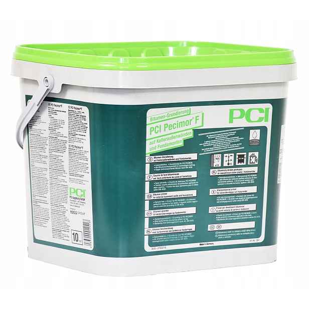 Pci Pecimor F – bitumenová emulze základ izolace proti vlhkosti 10 l