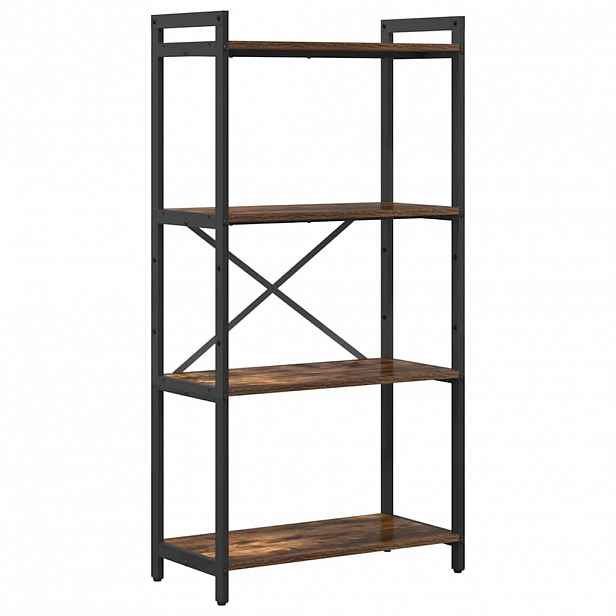 vidaXL Knihovna 60 x 30 x 120 cm Kompozitní dřevo Kouřový dub