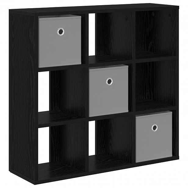 vidaXL Servírovací skříň Černý dub 73,5 x 24 x 69,5 cm