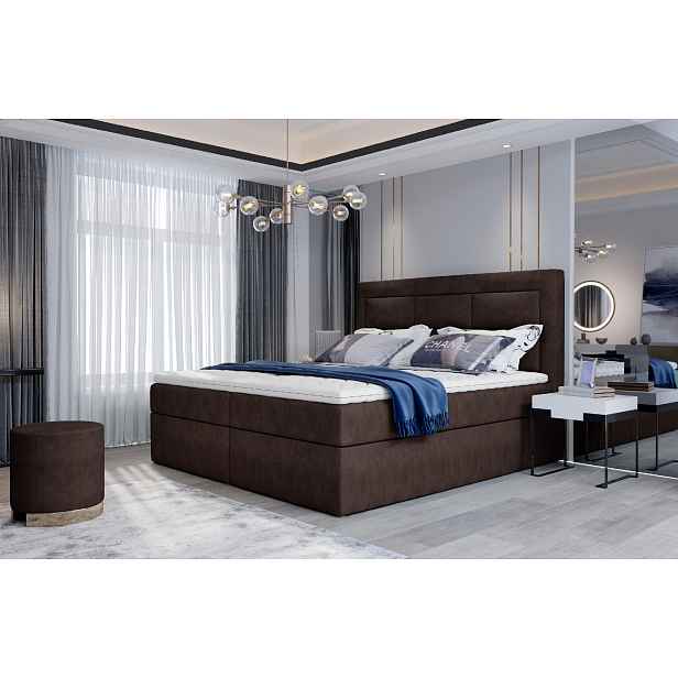 Boxspring Vivre Rozměr: 160 x 200 cm, látka: Dora 28