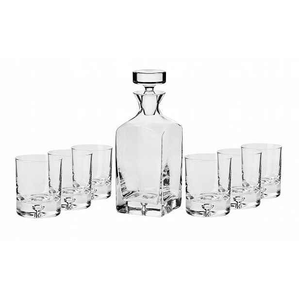 Sada na whisky Legend Krosno karafa, sklenice