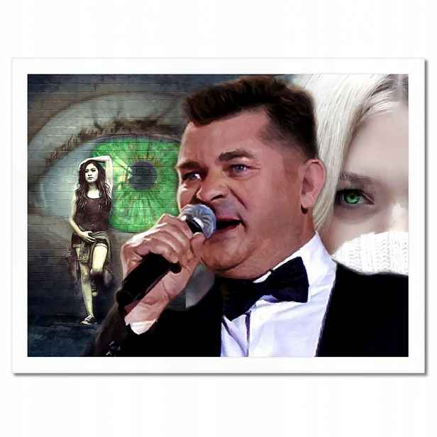 Plakáty v rámu 40x30 Zelené oči Zenek Vystoupení