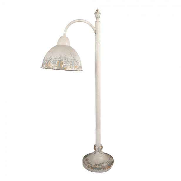Stolní béžová vintage kovová lampa Thècle II - 36*20*77 cm Clayre & Eef