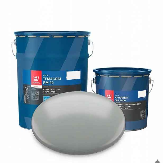 Tikkurila Temacoat Rm 40 Světle šedá Ral 7035 Epoxidová pryskyřice na beton 3L