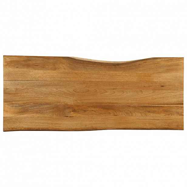 vidaXL Stolní deska 140 x 60 x 2,5 cm živá hrana mangovníkové dřevo