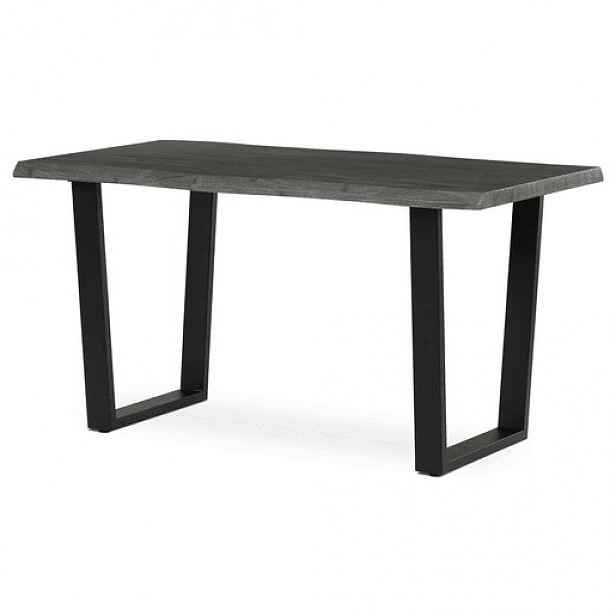 Jídelní stůl Autronic 140x80 cm šedá MDF HT-F4214 GREY