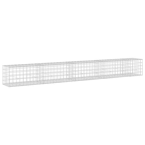 vidaXL Gabion s drátem 5 mm a síťkou 10x10 cm 450x50x50 cm