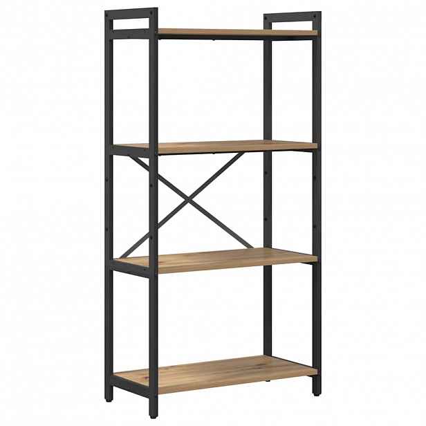 vidaXL Knihovna 60 x 30 x 120 cm Kompozitní dřevo Artisanový dub