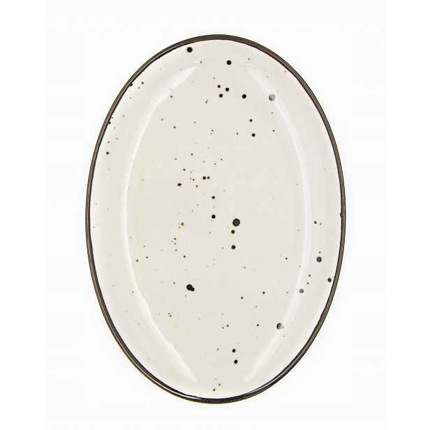 Alumina Bogucice Cottage Cream Oválná mísa 34,5 cm