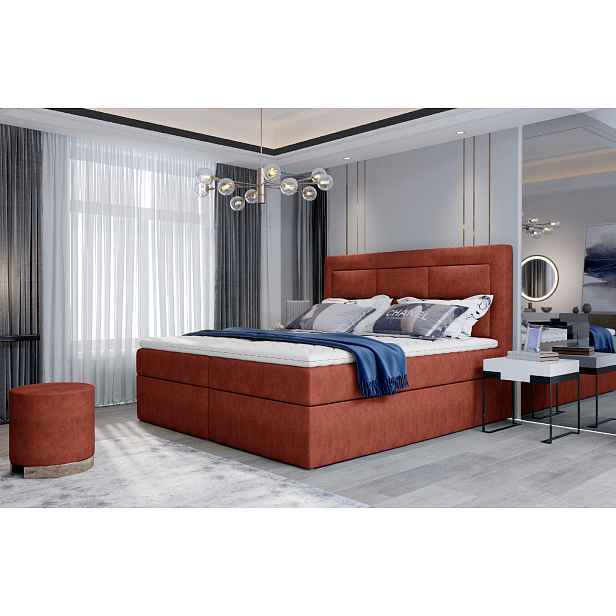 Boxspring Vivre Rozměr: 160 x 200 cm, látka: Dora 63