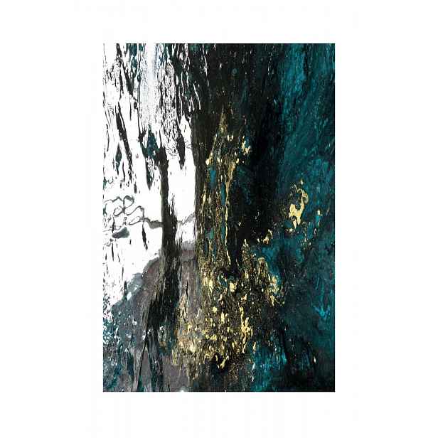 Conceptum Hypnose Koberec Dark Marble 80x200 cm modrý