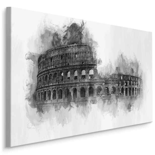 Plátno Kresba Kolosea V Římě Varianta: 40x30