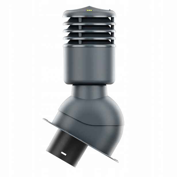 Větrací komín Smartline profil E fi 125 mm, zateplený, antracitový