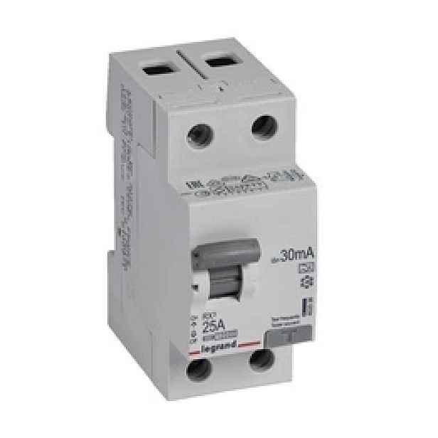 Legrand RX3 proudový spínač 25A 30mA typ A 2P