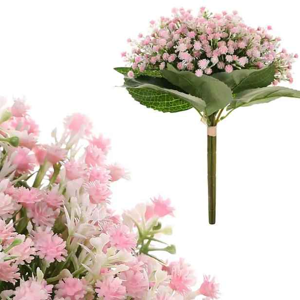 Autronic Gypsophila kytice KN6130 PINK