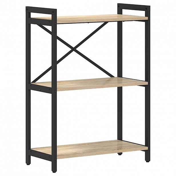 vidaXL Knihovna 60 x 30 x 85 cm Kompozitní dřevo Sonoma dub