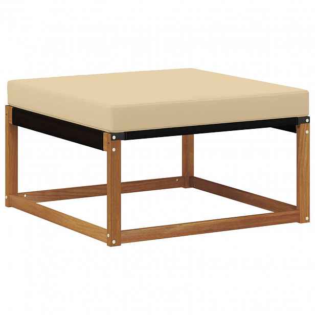 vidaXL Outdoor Hocker Masivní akátové dřevo Přírodní