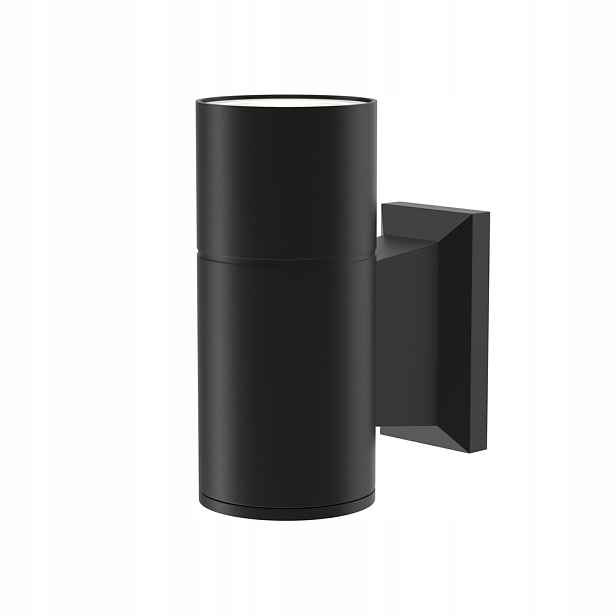 Nástěnná lampa tuba venkovní nástěnné svítidlo černá kulatý moderní Maytoni