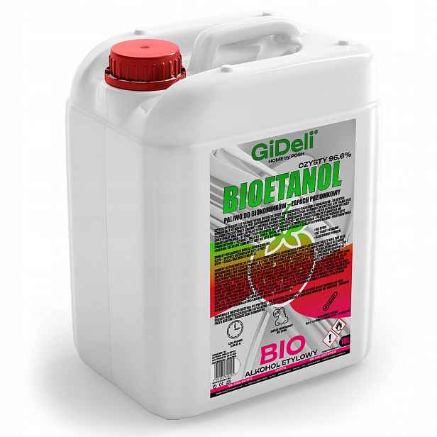Bioetanol do krbu 10 l, vůně hladiny biopaliva