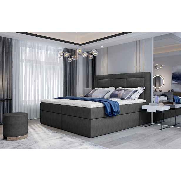 Boxspring Vivre Rozměr: 160 x 200 cm, látka: Dora 95