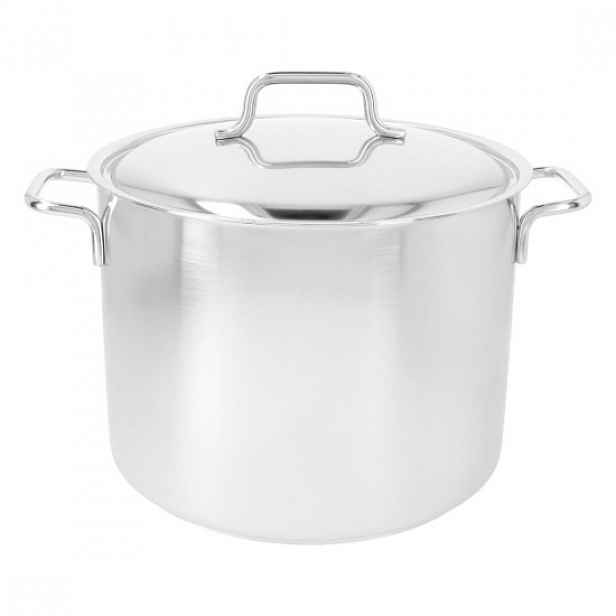 Hrnec na vaření s poklicí, 24 cm /8 l "Apollo", nerezavějící ocel - De