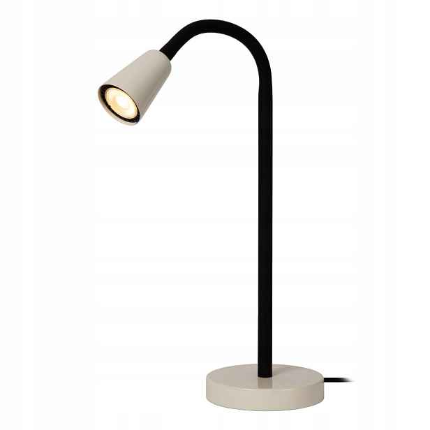 Lucide Jasper stolní lampa krémová/černá pružná GU10 25W