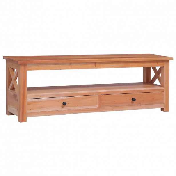 vidaXL TV stolek 115 x 30 x 40 cm masivní mahagonové dřevo
