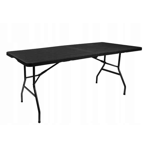 Gardlov 12280 Skládací stůl 180 x 74 cm, černý