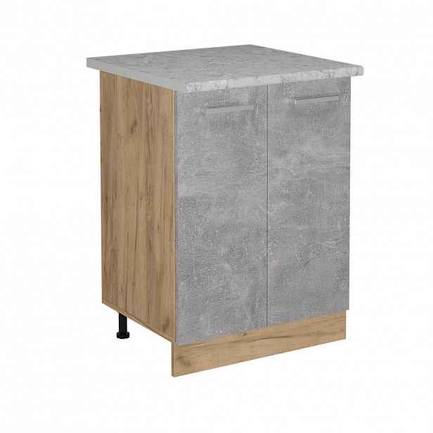 Vicco SPODNÍ SKŘÍŇKA KUCHYŇSKÉ LINKY R-Line Beton 60 cm PD Mramor