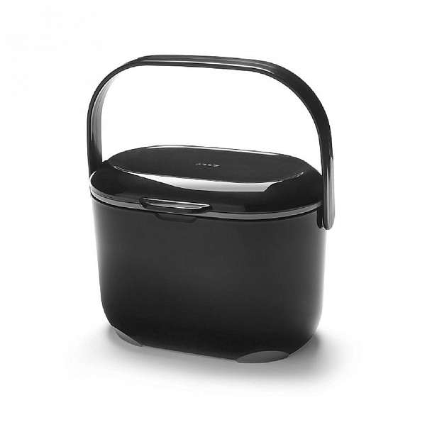 Černo-šedý kompostovač Addis Caddy, 2,5 l