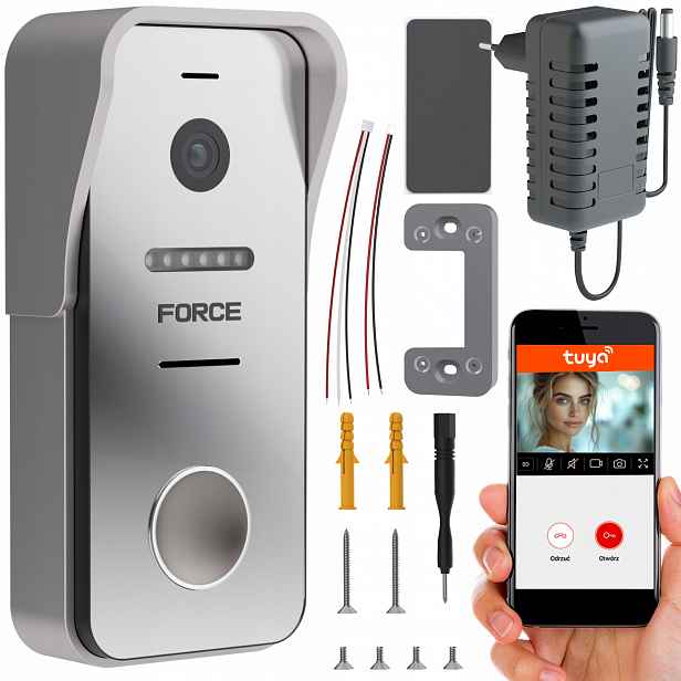 Force Db-ahd-t Videotelefon Interkom Videozvonek 2MP Ahd Tuya WiFi