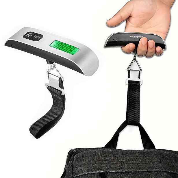 Electronic ELS50 Digitální váha na ryby a zavazadla do 50kg, závěsná, přenosná
