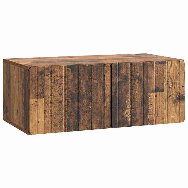 vidaXL Nástěnná TV skříň 78,5 x 41 x 30 cm Staré dřevo