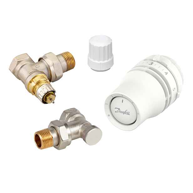 Sada Danfoss Redia RA + RA-IN + RVL-S DN 15 rohová