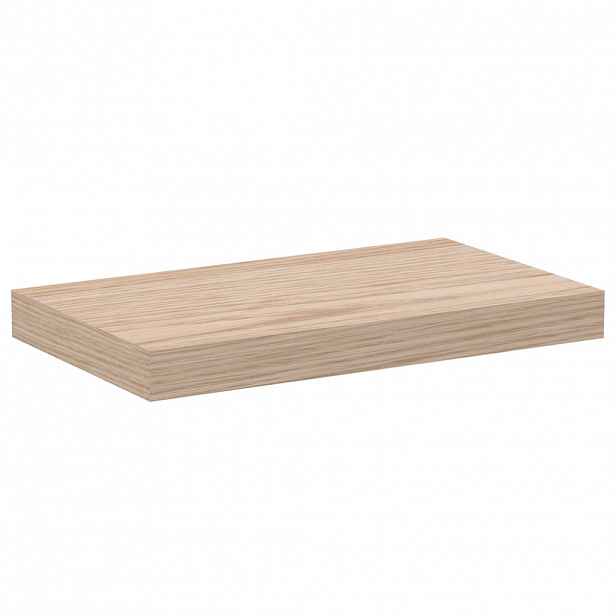 vidaXL Plovoucí police 40 x 23,5 x 4 cm kompozitní dřevo
