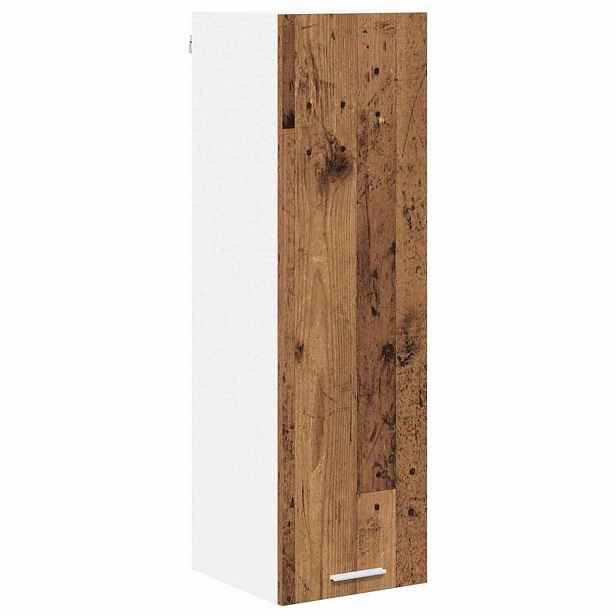 vidaXL Závěsná skříňka Staré dřevo 30 x 31 x 100 cm Kompozitní dřevo