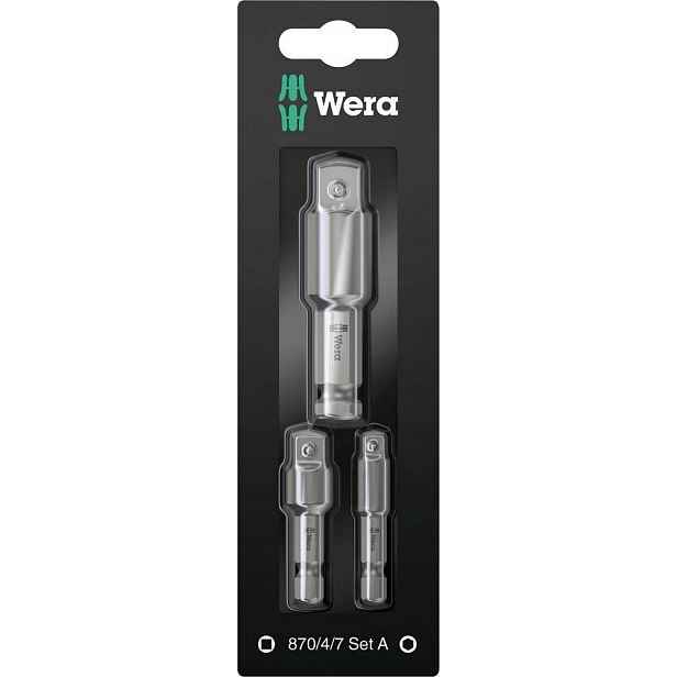 Wera Sada adaptérů 1/4" 3ks pro klíče