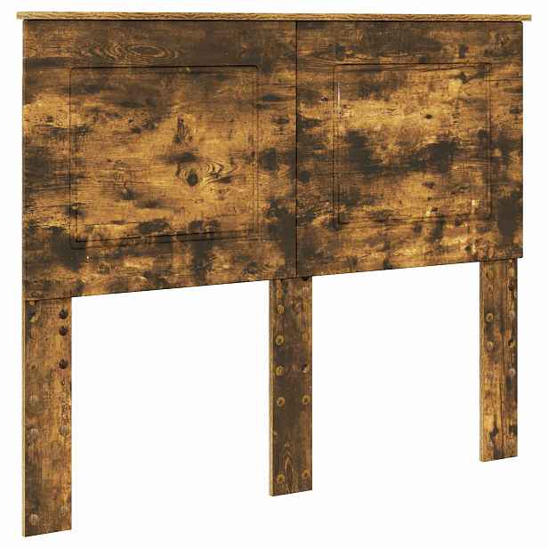 vidaXL Čelo postele Uzený Dub 100 cm Dřevěný materiál