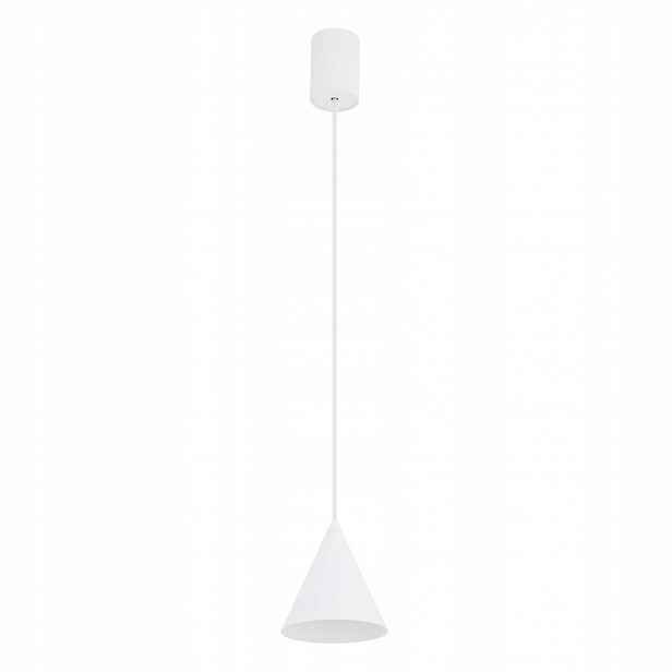 Bílá závěsná lampa Zenith nastavitelná do obývacího pokoje jídelny Nowodvorski