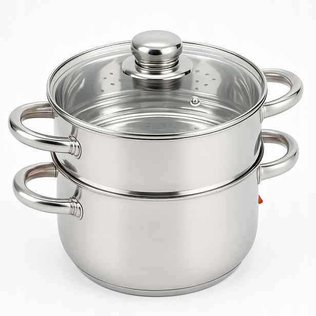 Hrnec na vaření v páře 4L Parní hrnec Hoffner 4,5L