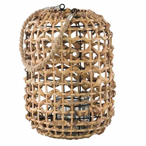 Lampion Styl Boho bambusová barva přírodní