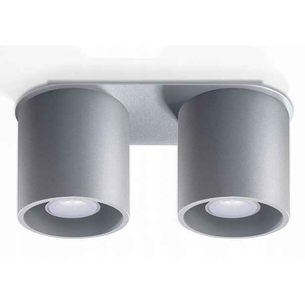 Spotová nástěnná lampa Orbis 2 šedá Sollux