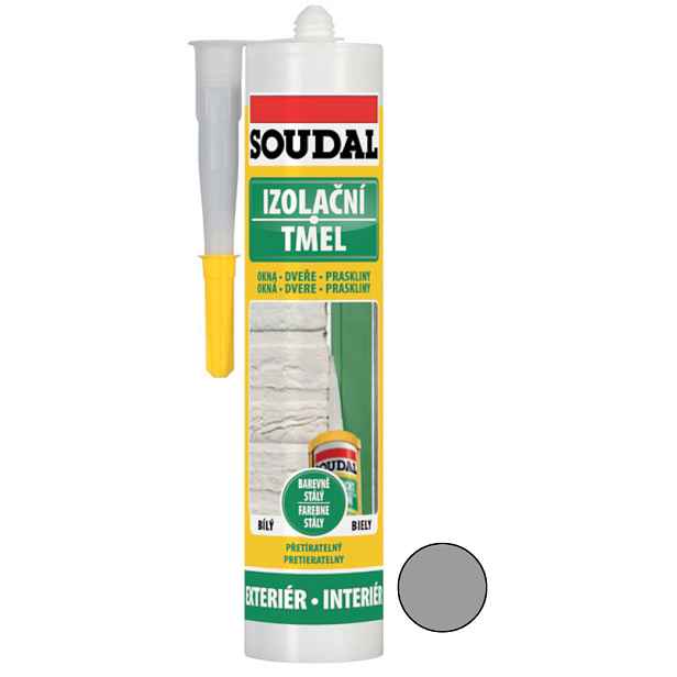 Tmel izolační Soudal šedý 280 ml