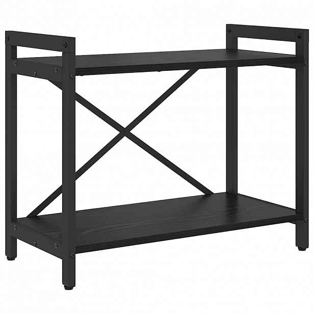 vidaXL Knihovna 60 x 30 x 50 cm Kompozitní dřevo Černý dub